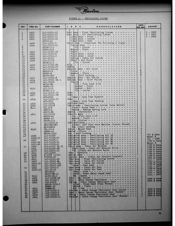 Navion-Parts Catalog page111