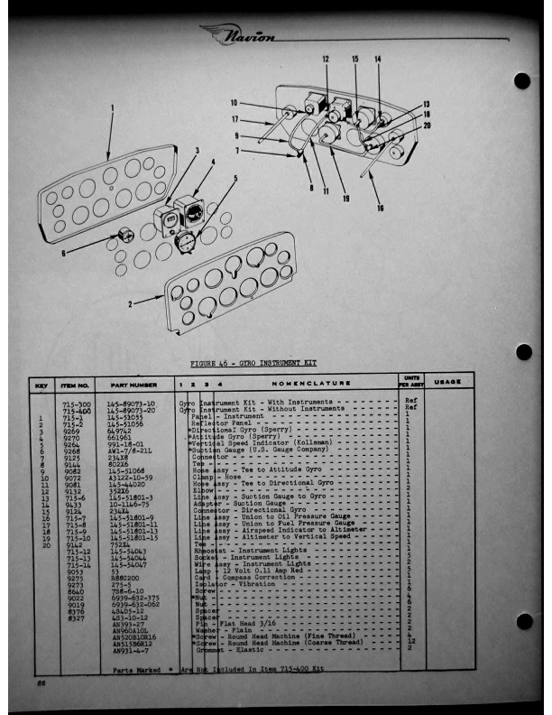 Navion-Parts Catalog page116