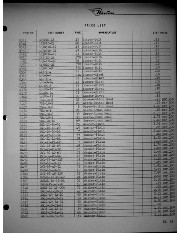 Navion-Parts Catalog page182