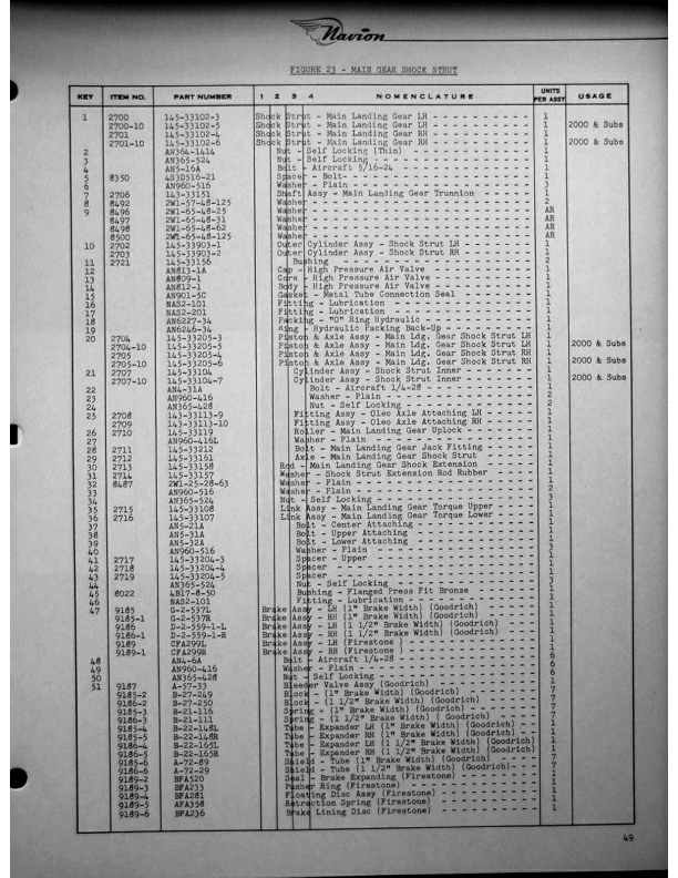 Navion-Parts Catalog page67