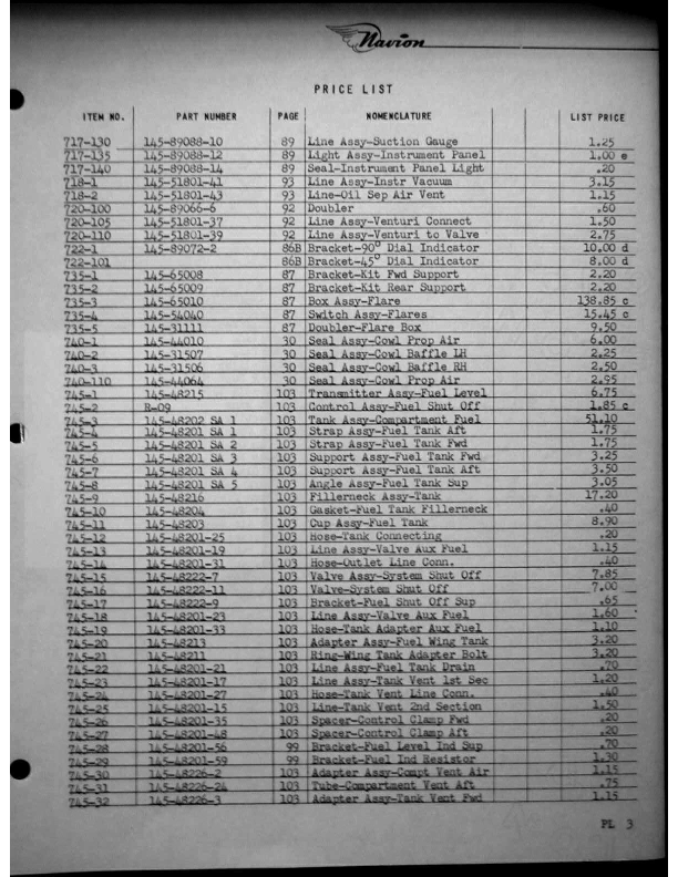 Navion-Parts Catalog page146