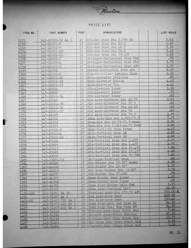Navion-Parts Catalog page154