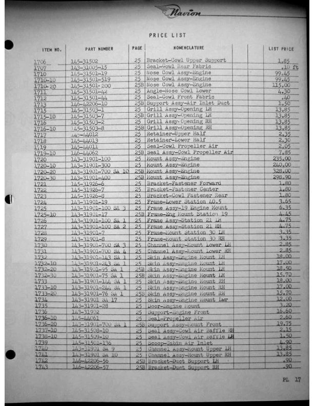 Navion-Parts Catalog page160