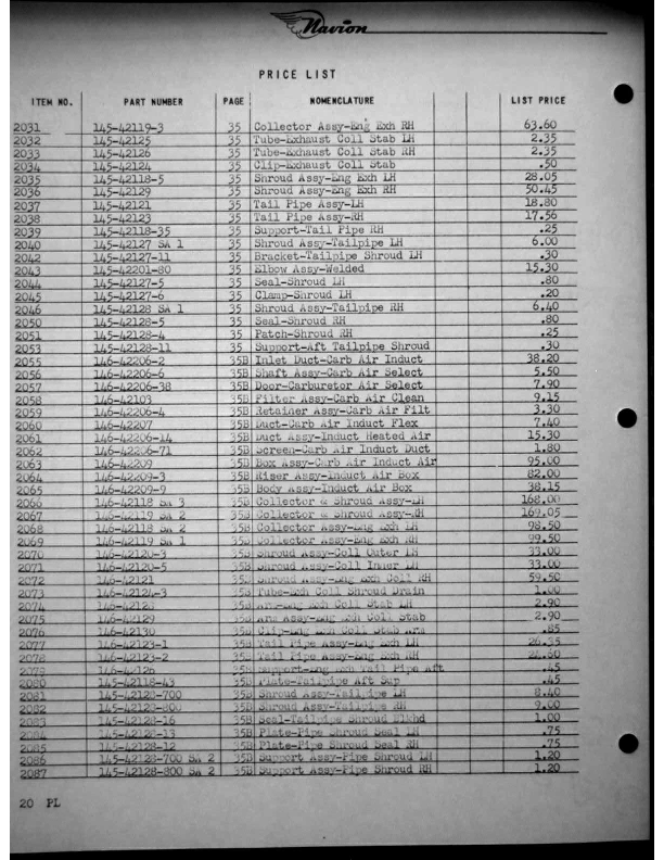 Navion-Parts Catalog page163