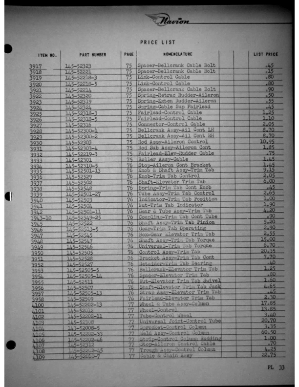 Navion-Parts Catalog page176