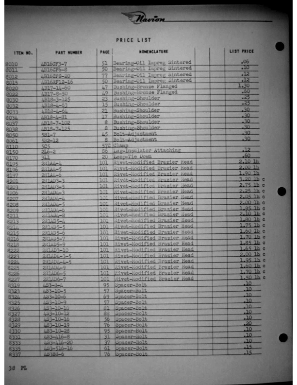 Navion-Parts Catalog page181