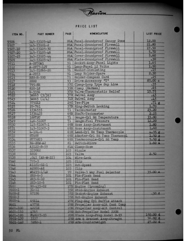 Navion-Parts Catalog page193