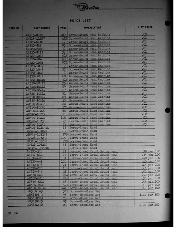 Navion-Parts Catalog page201