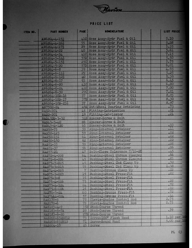 Navion-Parts Catalog page206